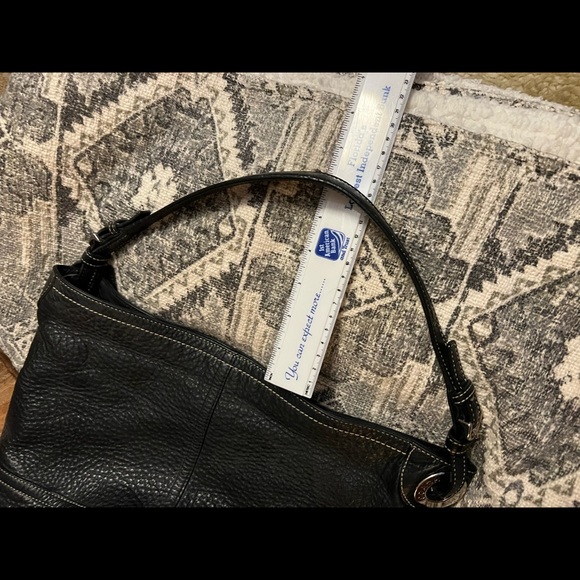 Coach Black Pebble Leather Hobo - Picture 6 of 13